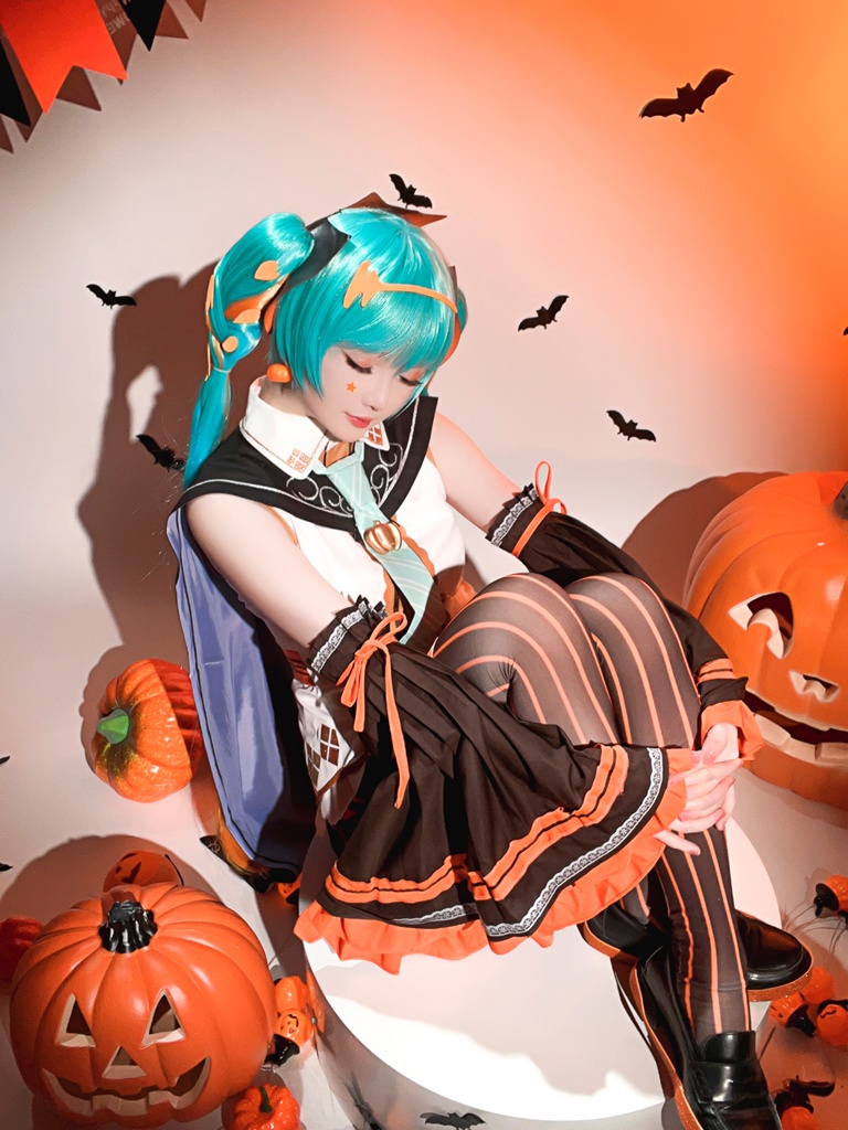 Hoshilily 星之迟迟 – Hatsune Miku Halloween (mitaku.net) photo 2-14