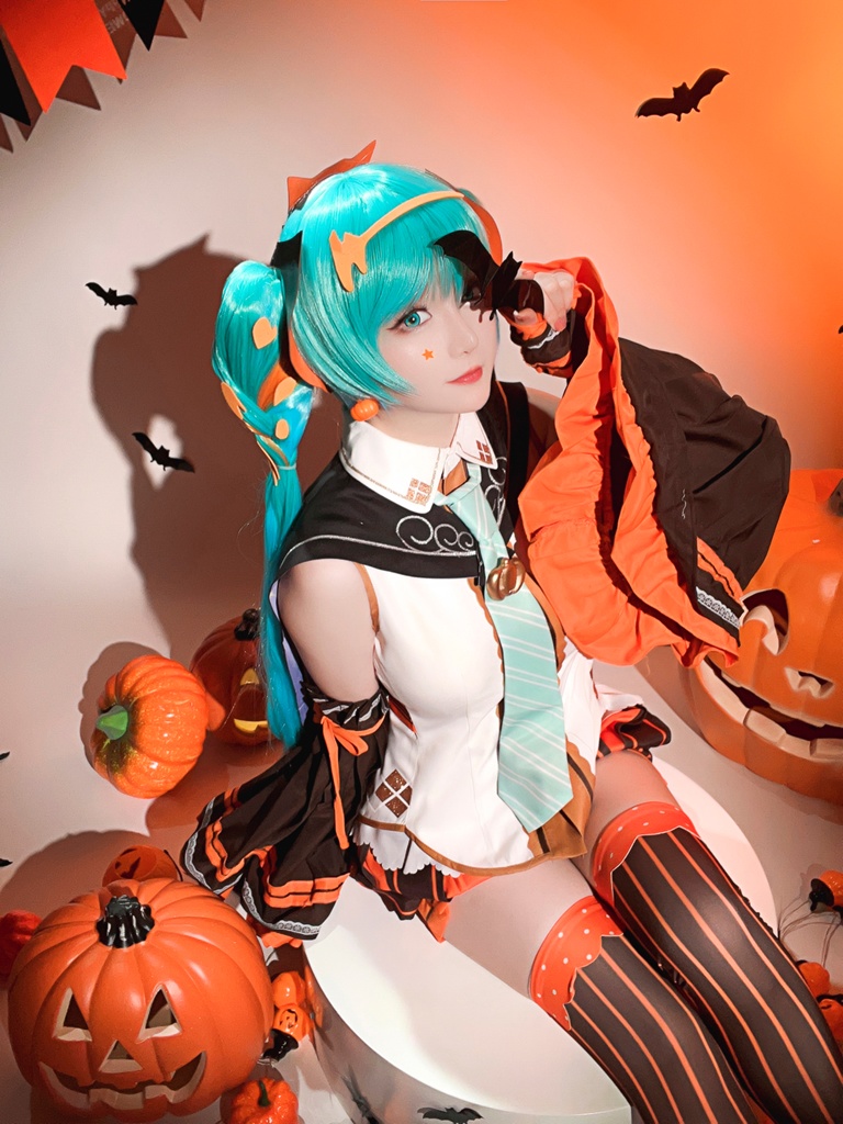 Hoshilily 星之迟迟 – Hatsune Miku Halloween (mitaku.net) photo 2-15