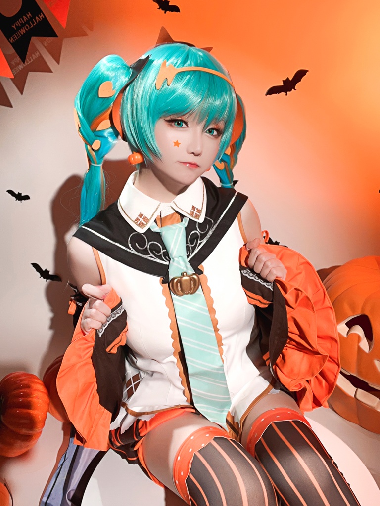 Hoshilily 星之迟迟 – Hatsune Miku Halloween (mitaku.net) photo 3-1