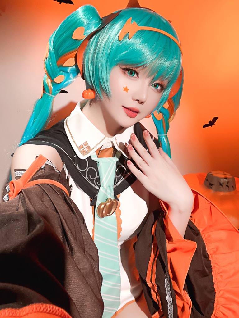 Hoshilily 星之迟迟 – Hatsune Miku Halloween (mitaku.net) photo 3-7