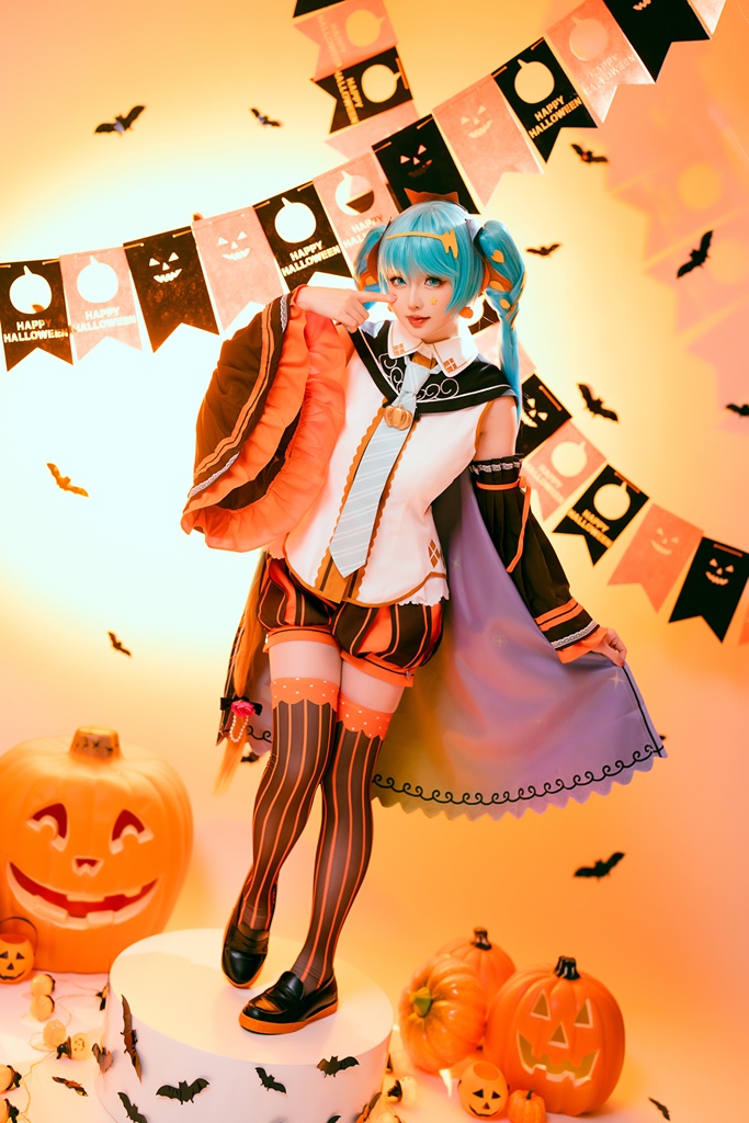 Hoshilily 星之迟迟 – Hatsune Miku Halloween (mitaku.net) photo 1-4