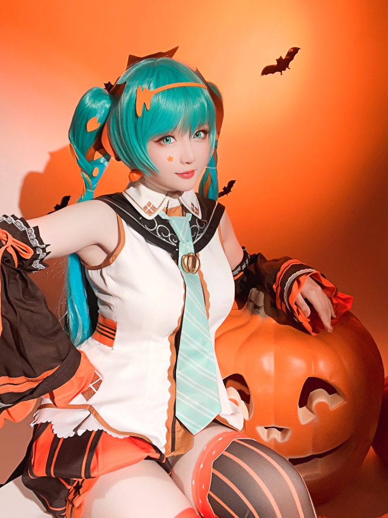 Hoshilily 星之迟迟 – Hatsune Miku Halloween (mitaku.net) photo 3-9