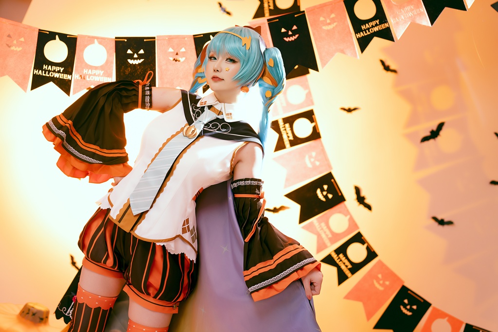 Hoshilily 星之迟迟 – Hatsune Miku Halloween (mitaku.net) photo 1-5