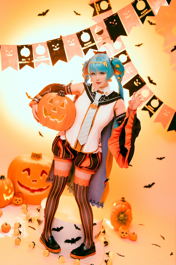 Hoshilily 星之迟迟 – Hatsune Miku Halloween (mitaku.net) photo 1-7