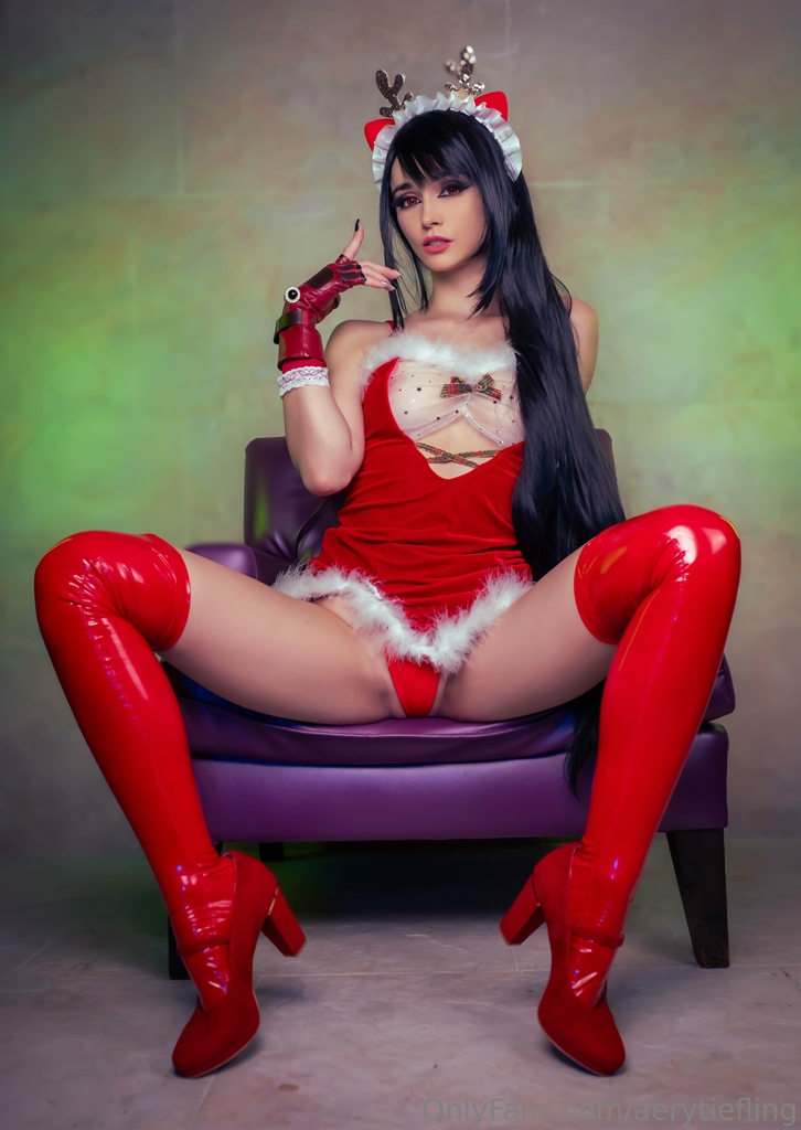 Aery Tiefling – Tifa Xmas Sexy Cosplay