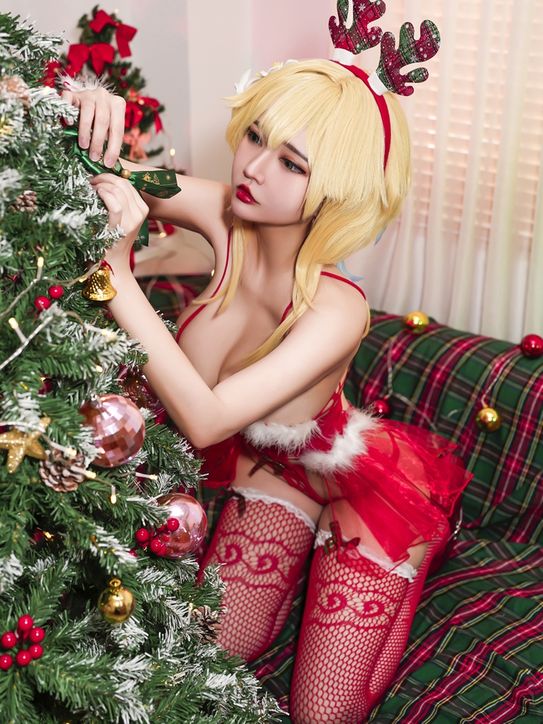 Potato Godzilla – Lumine Xmas (Genshin Impact) (mitaku.net) photo 1-6