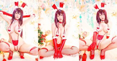 KaYa Huang Scathach Santa Bunny Girl Cover