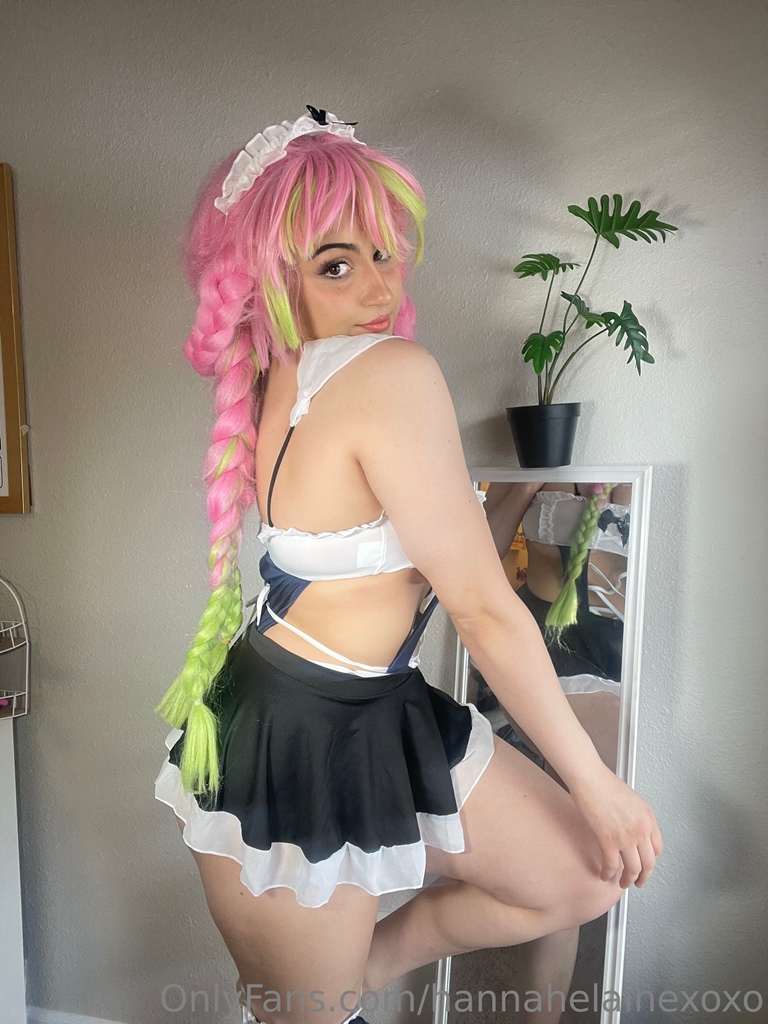 Hannah Elaine – Mitsuri Kanroji Maid photo 1-5