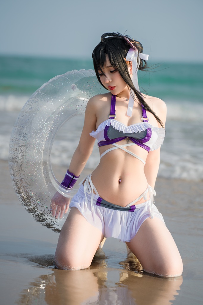 Umeko J – Tifa Swimsuit Sexy Cosplay