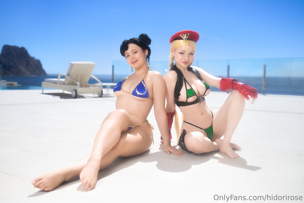 Hidori Rose & Virtual Geisha - Cammy White Bikini & Chun-Li Bikini - Mitaku photo 1-14