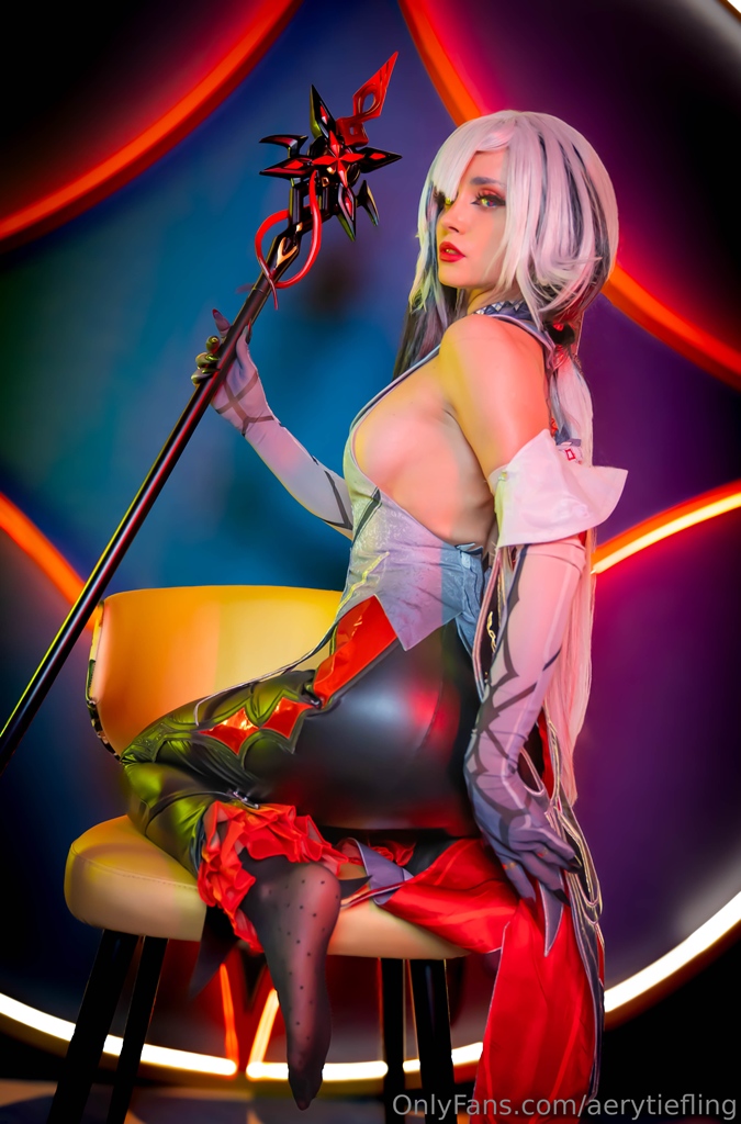 Aery Tiefling – Arlecchino Sexy Cosplay