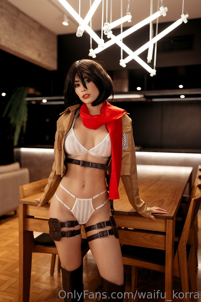 Waifu Korra - Mikasa Ackerman Lingerie - Mitaku photo 1-0