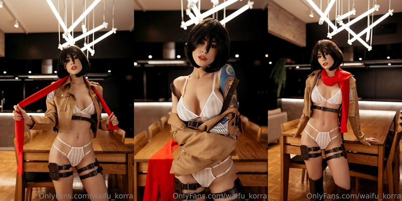 Waifu Korra - Mikasa Ackerman Lingerie - Mitaku