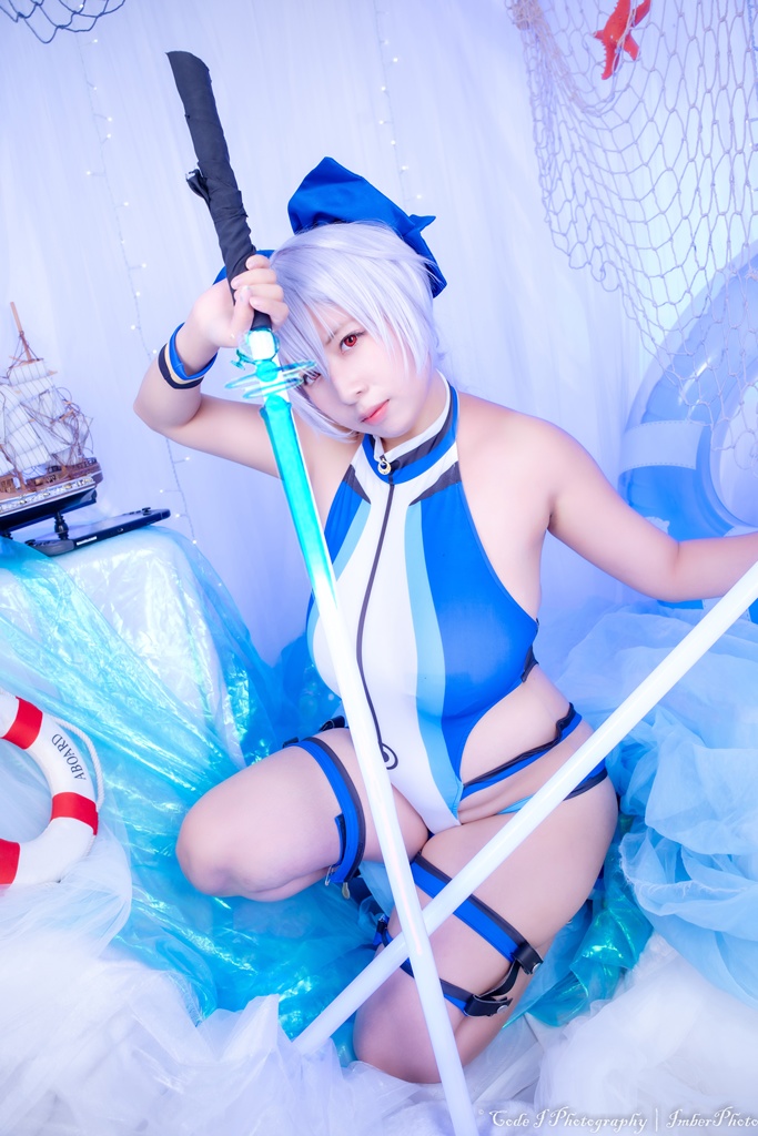 BiliBili Cosplayer - Tomoe Gozen Summer (Fate / Grand Order) - Mitaku photo 1-0