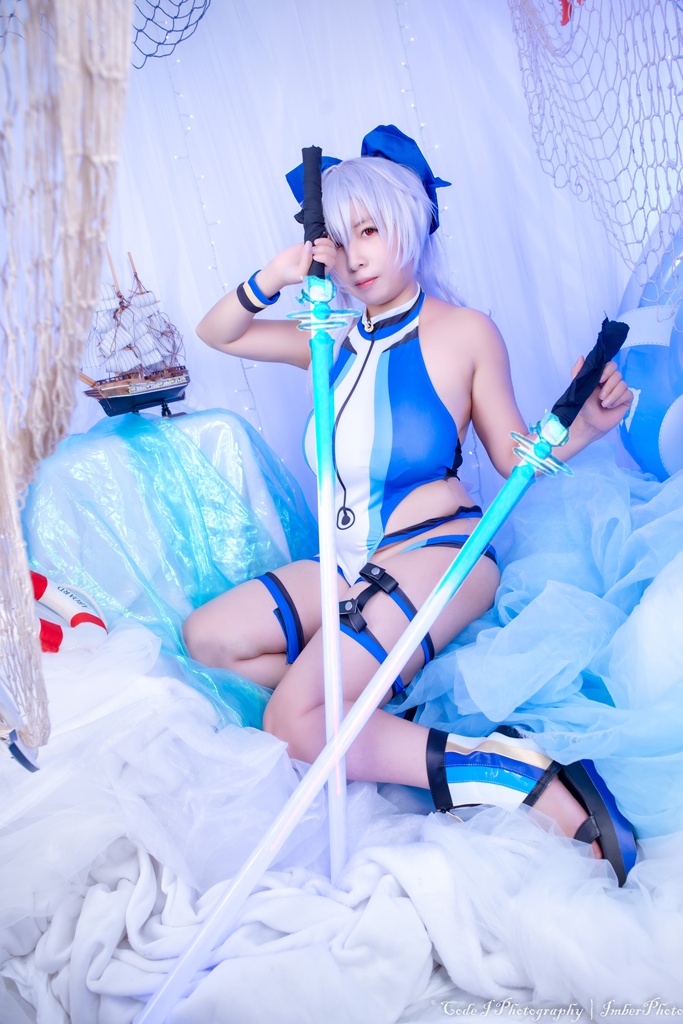 BiliBili Cosplayer - Tomoe Gozen Summer (Fate / Grand Order) - Mitaku photo 1-1