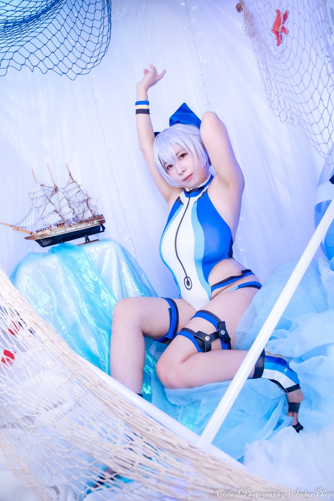 BiliBili Cosplayer - Tomoe Gozen Summer (Fate / Grand Order) - Mitaku photo 1-3