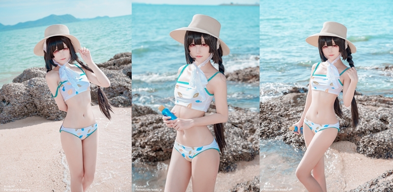 Kuuko W - Kasumizawa Miyu Swimsuit - Mitaku