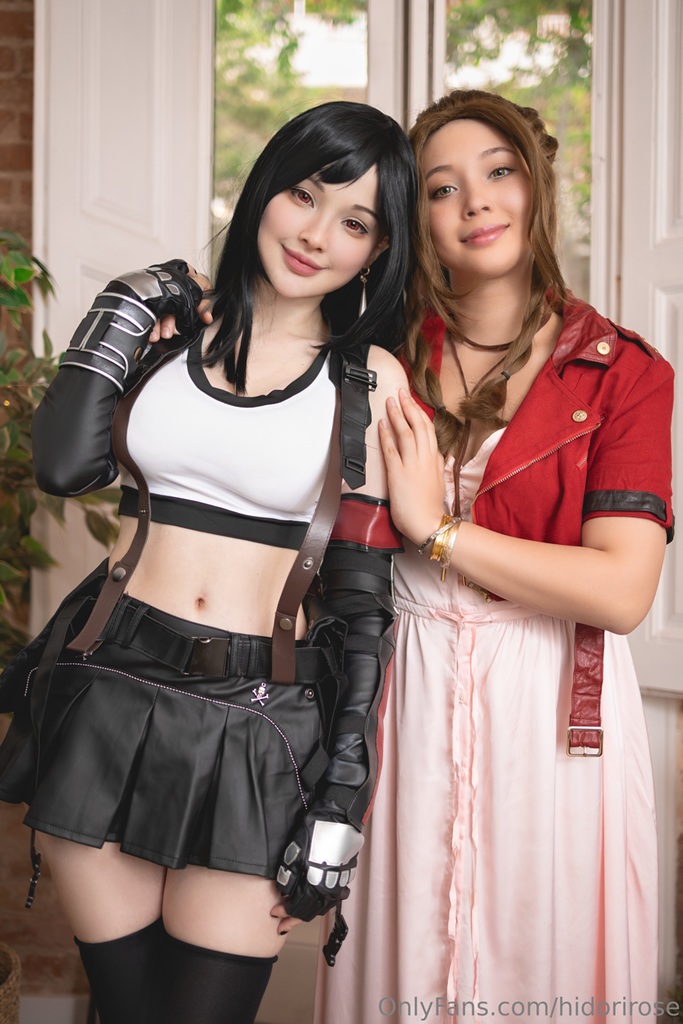 Hidori Rose & Virtual Geisha – Tifa & Aerith Sexy Cosplay