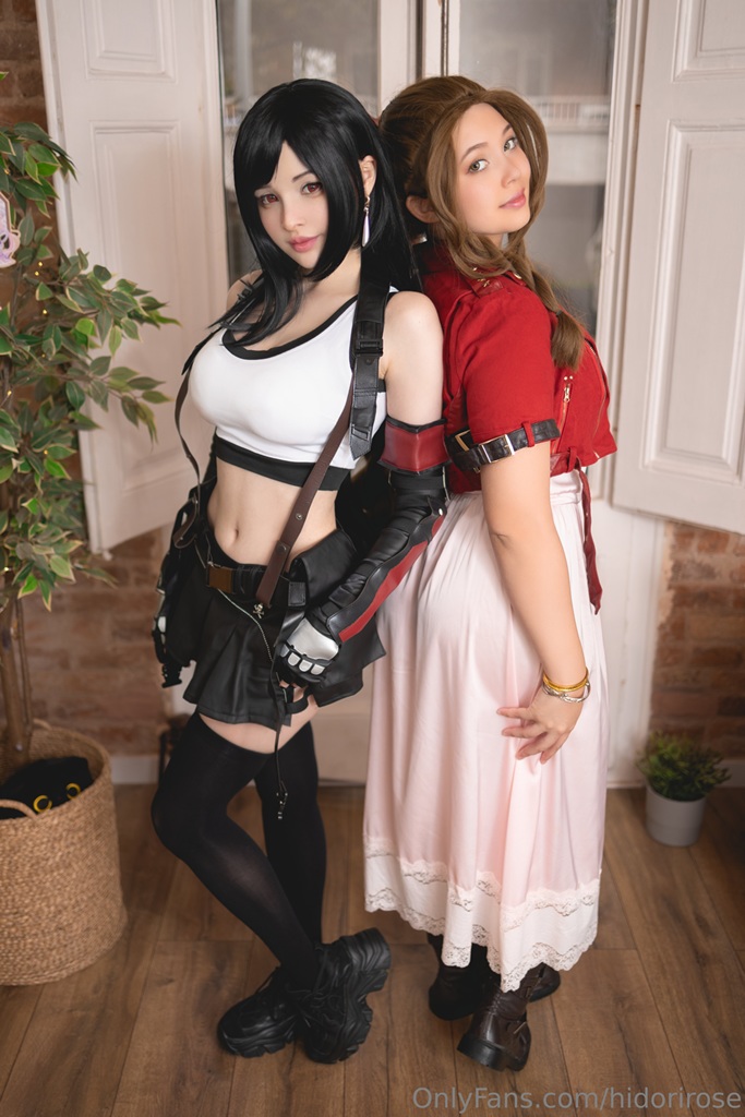 Hidori Rose & Virtual Geisha – Tifa & Aerith Sexy Cosplay