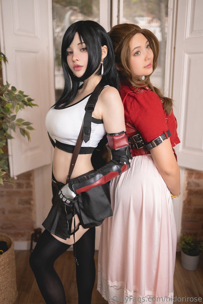 Hidori Rose & Virtual Geisha – Tifa & Aerith Sexy Cosplay