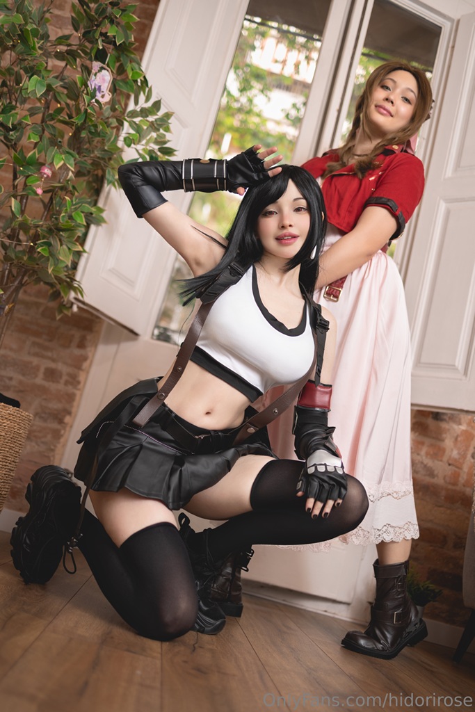 Hidori Rose & Virtual Geisha – Tifa & Aerith Sexy Cosplay