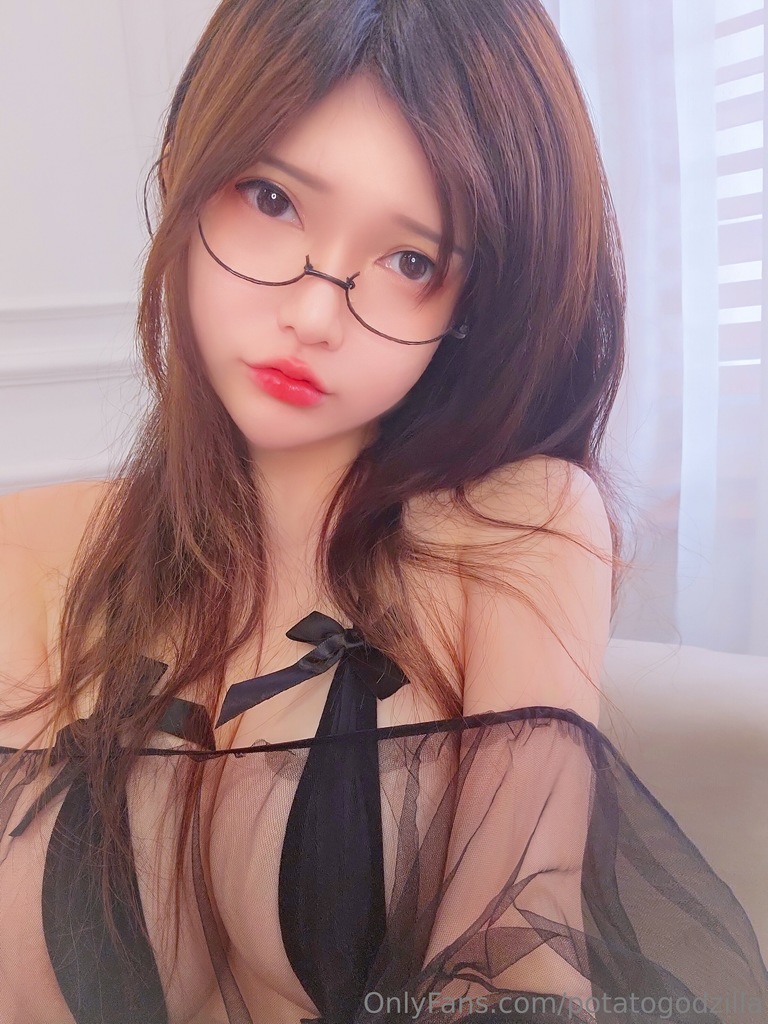 Potato Godzilla - Black Transparent Lingerie (Onlyfans Nude Oct 2024) - Mitaku photo 1-1