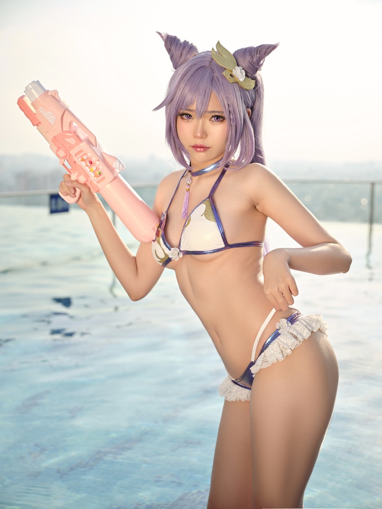 ZinieQ - Keqing Bikini - Mitaku photo 1-0