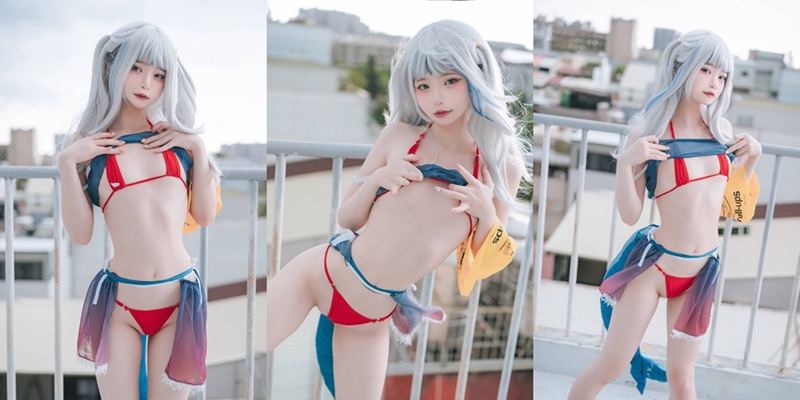 Irisuare 愛莉 Gawr Gura Swimsuit Cover