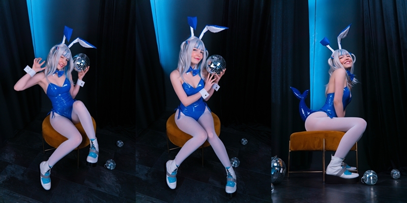 Murrning Glow Gawr Gura Bunny Girl Cover
