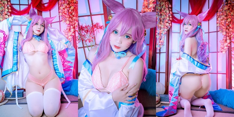 Hiino 雪月 Ahri Spirit Blossom Cover
