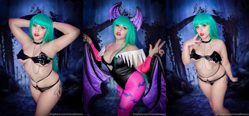 Marcelline Cosplay Morrigan Cover