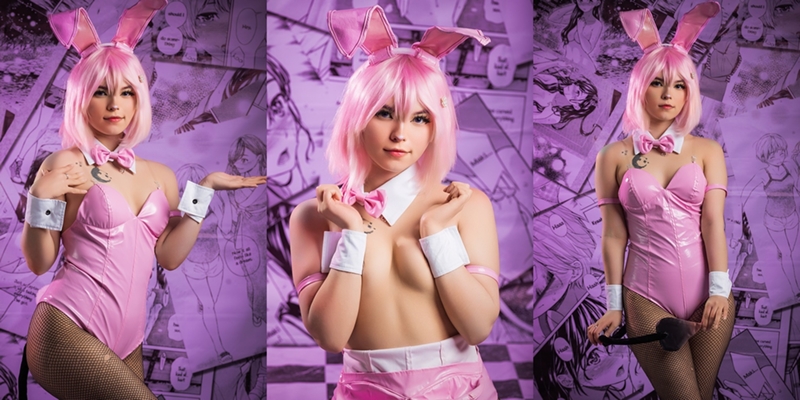 MomoiroAguiraru Momo Deviluke Bunny Suit Cover