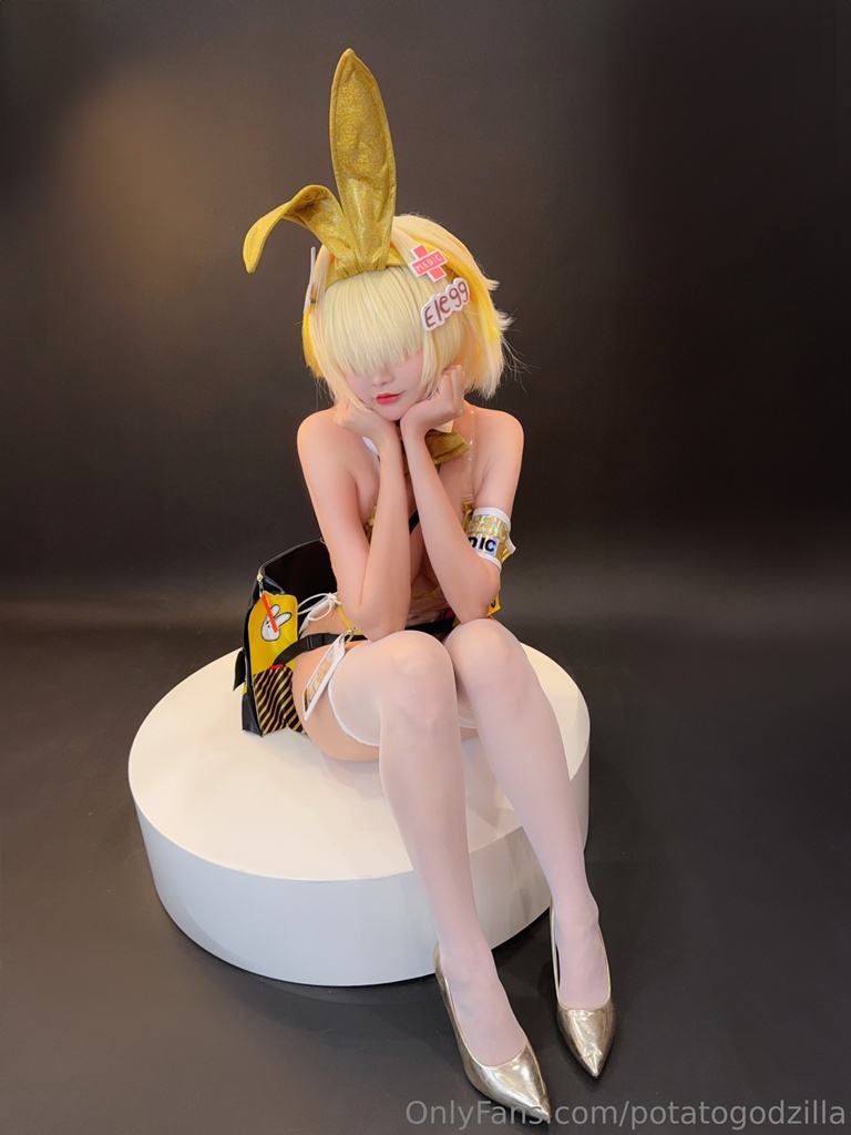 Potato Godzilla - Elegg Bunny Suit - Mitaku photo 1-12