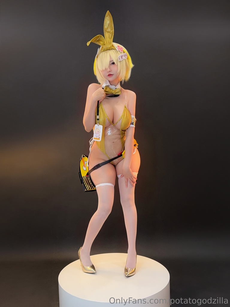 Potato Godzilla - Elegg Bunny Suit - Mitaku photo 1-2