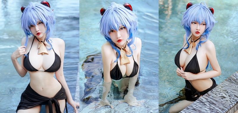 Potato Godzilla - Ganyu Bikini - Mitaku
