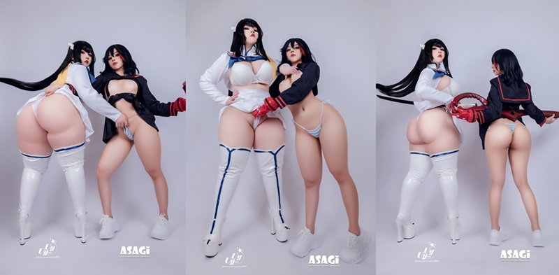 Uy Uy Asagi Kawaii Satsuki Kiryuin Ryuko Matoi Cover