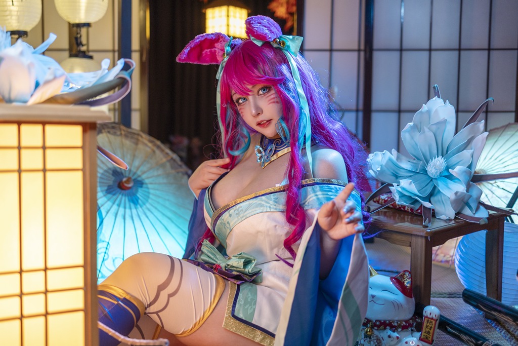 Kaneko 咔喵 - Spirit Blossom Ahri - Mitaku photo 1-9