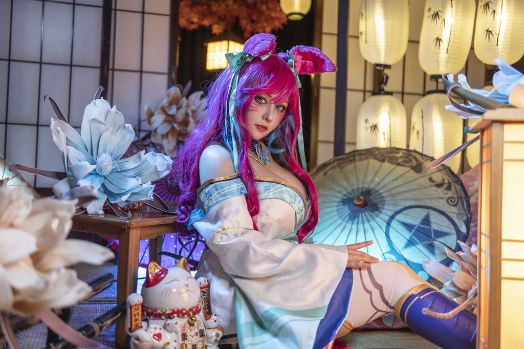 Kaneko 咔喵 - Spirit Blossom Ahri - Mitaku photo 1-10