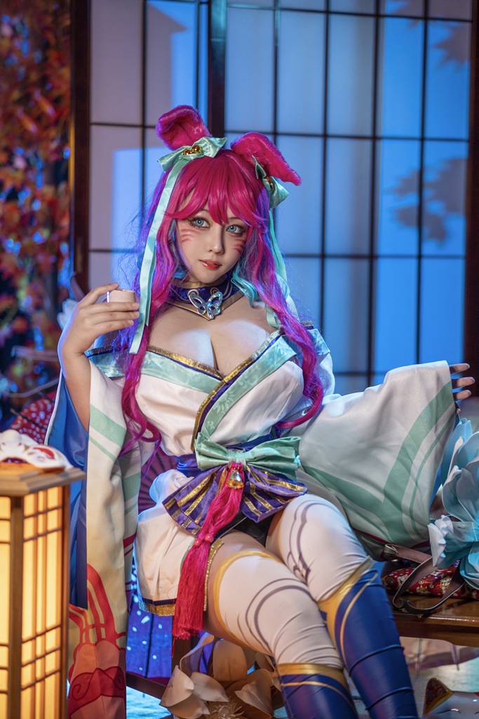 Kaneko 咔喵 - Spirit Blossom Ahri - Mitaku photo 1-2