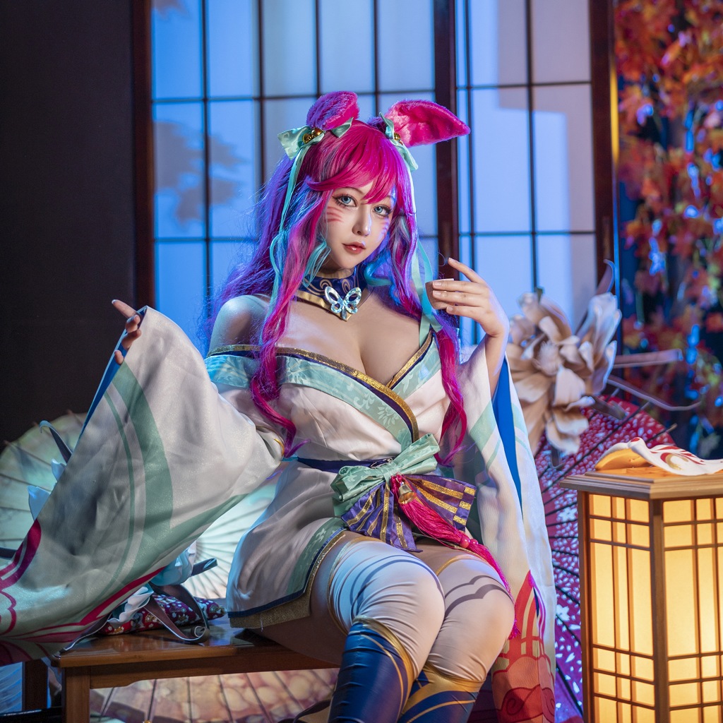 Kaneko 咔喵 - Spirit Blossom Ahri - Mitaku photo 1-4