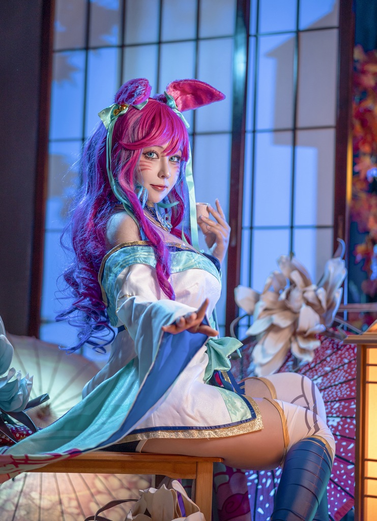 Kaneko 咔喵 - Spirit Blossom Ahri - Mitaku photo 1-6