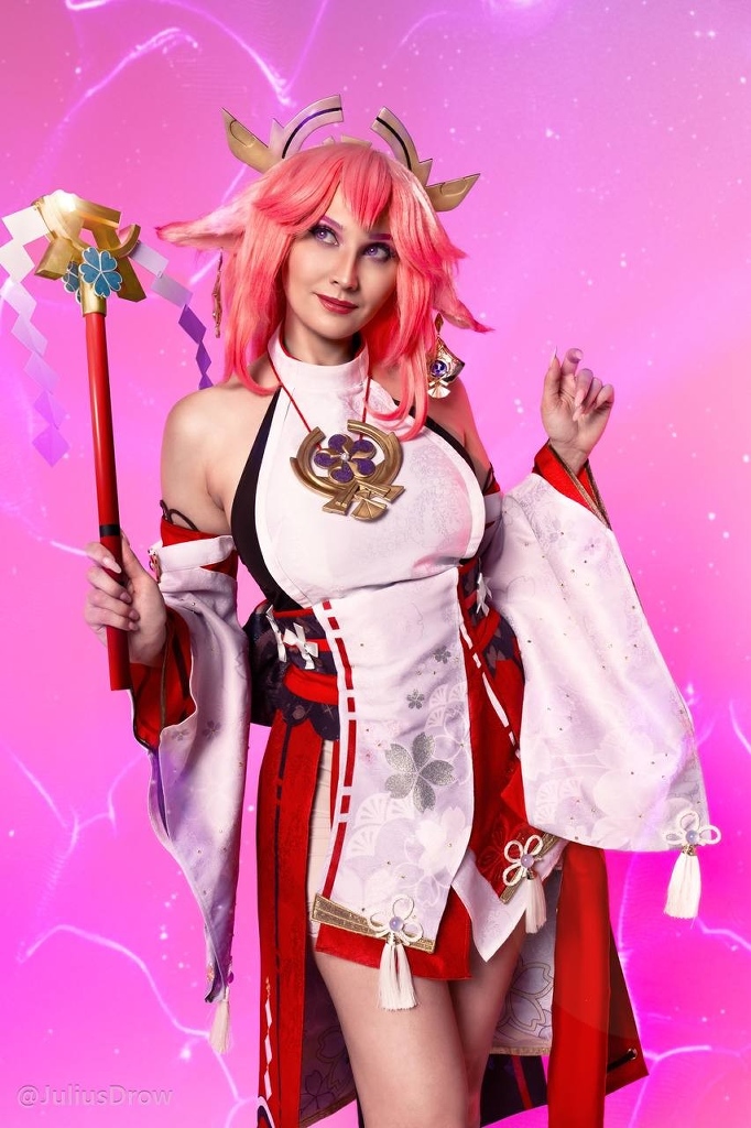 Julius Drow - Yae Miko - Mitaku photo 1-2