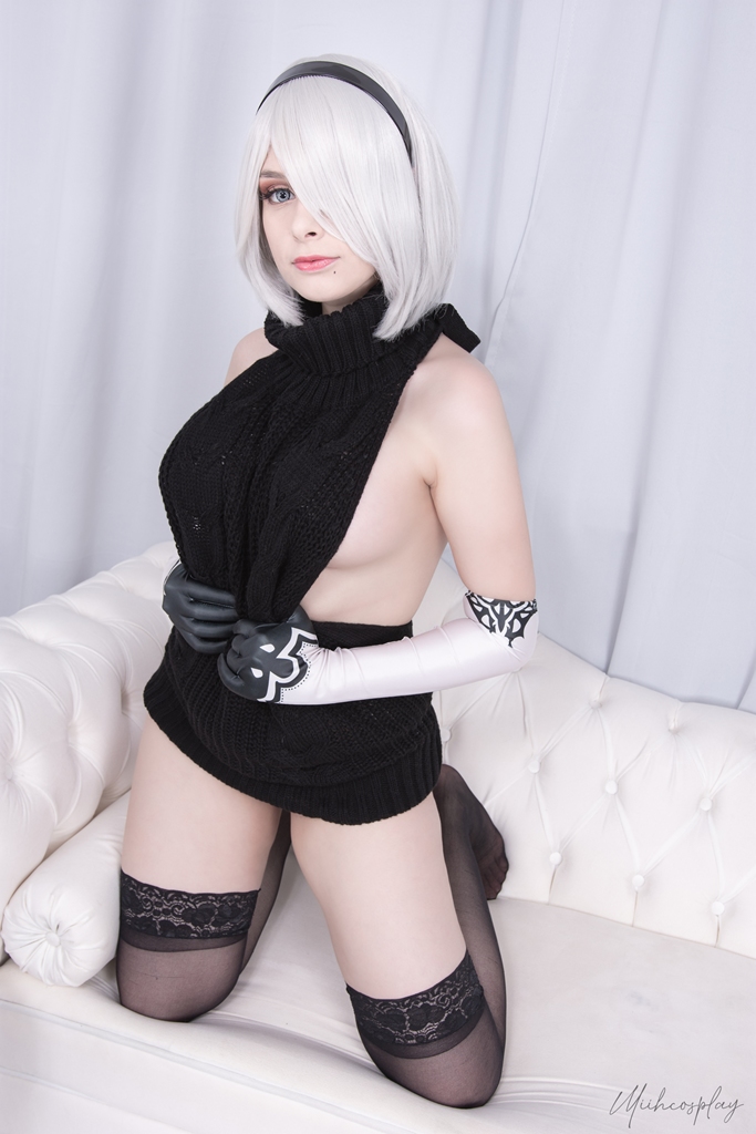 Miih Cosplay - 2B Virgin Killer - Mitaku photo 1-4