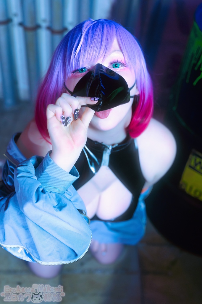 Erokawa Nekomi - Mask Girl Luna - Mitaku photo 4-5