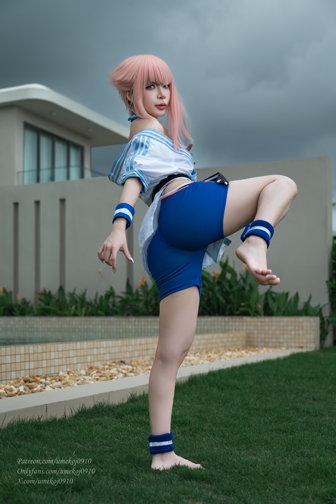 Umeko J - Manon Swimsuit (Street Fighter) - Mitaku photo 1-2