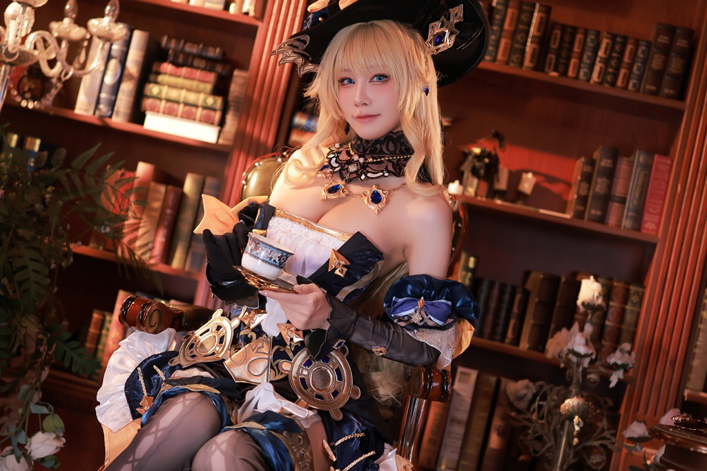 Aqua 水淼 - Navia (Genshin Impact) - Mitaku photo 1-10