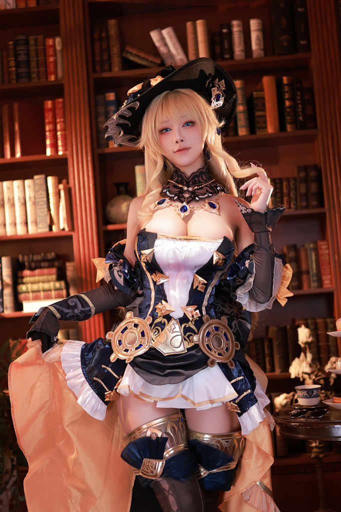 Aqua 水淼 - Navia (Genshin Impact) - Mitaku photo 1-1