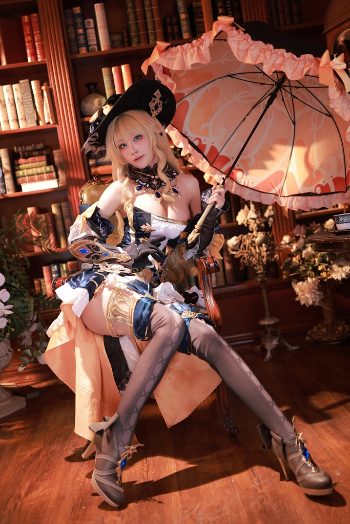 Aqua 水淼 - Navia (Genshin Impact) - Mitaku photo 1-3