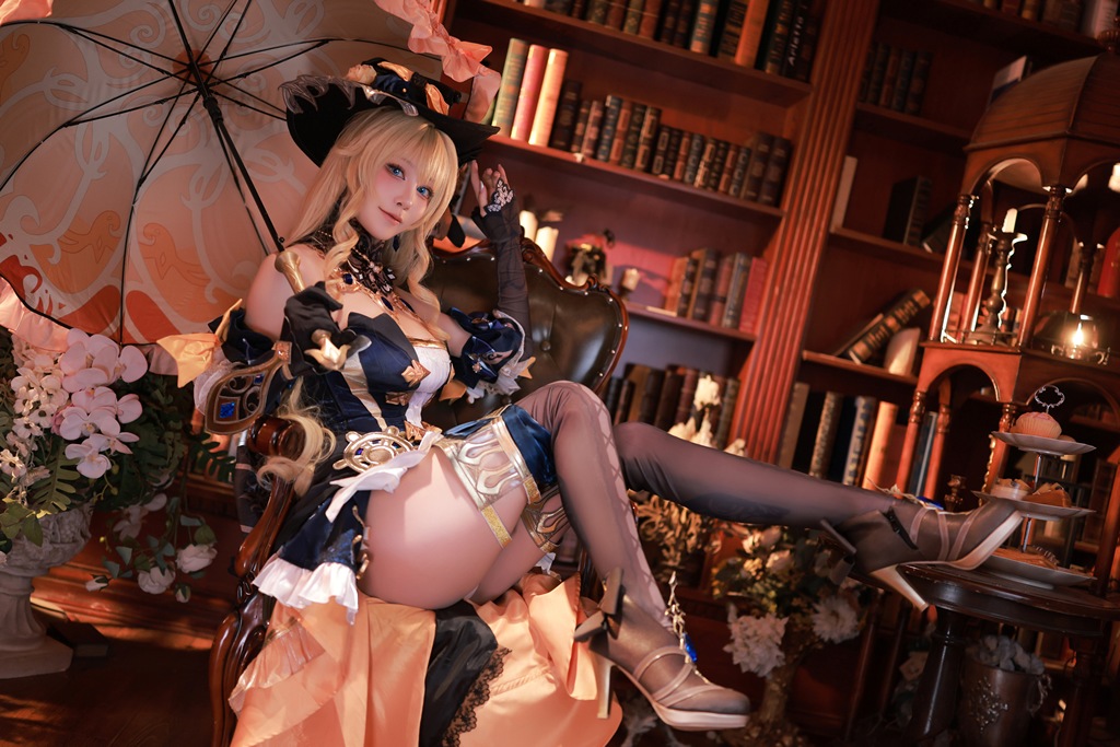 Aqua 水淼 - Navia (Genshin Impact) - Mitaku photo 1-4