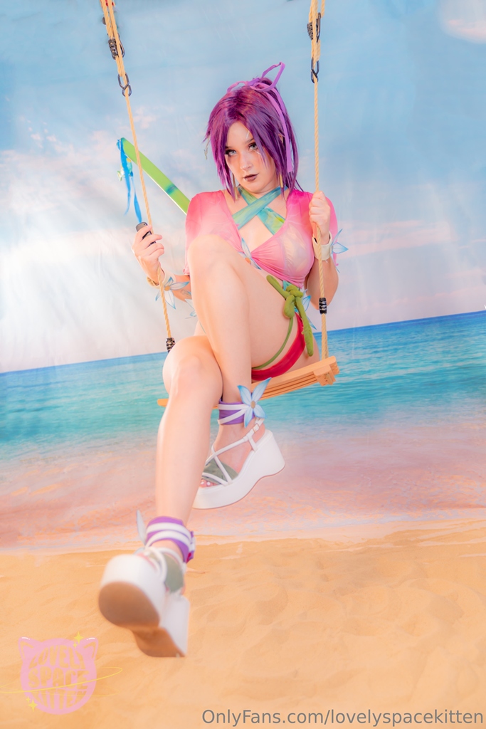 LovelySpaceKitten - Psylocke Swimsuit - Mitaku photo 1-5